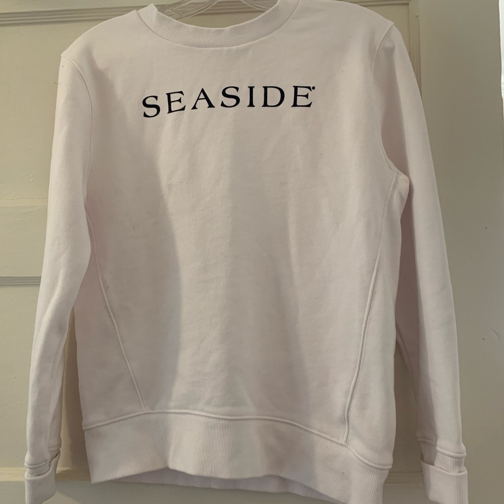 NWOT Seaside sweatshirt - white - worn once - Champion - adult small